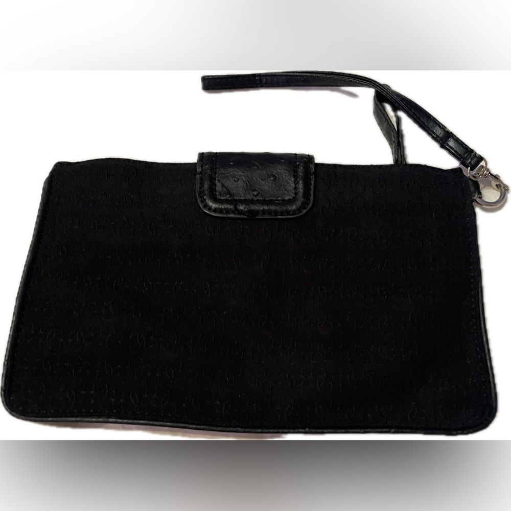 Guess Black Wristlet with Silver Details - Picture 2 of 10